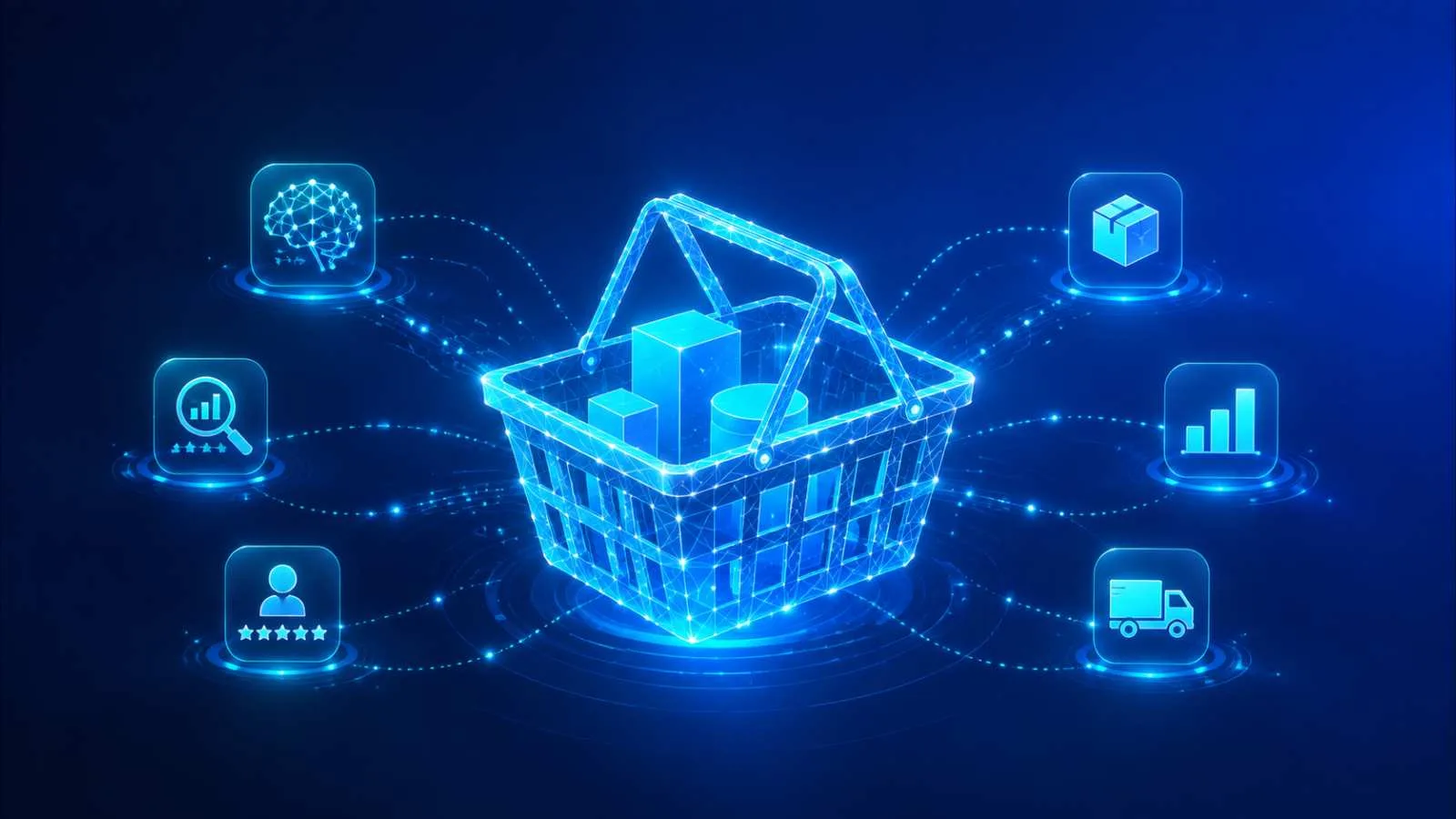 Illustratie: AI-tools voor retail en e-commerce: een overzicht